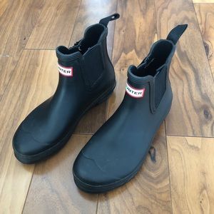 Hunter Original Chelsea Rain Boots: Black